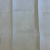 Antique Linen Napkin Set with CM Monogram