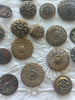 Antique Brass Button Mix