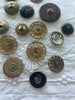 Antique Brass Button Mix