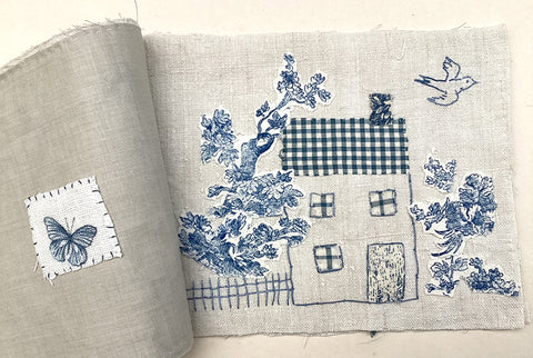 The Blue Toile Book with Mandy Pattullo / Saturday, April 5th / 9-12pm PT ZOOM WORKSHOP