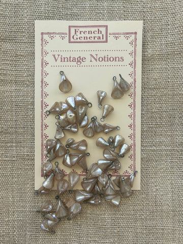 Vintage Glass Pearl Drops - Mixed