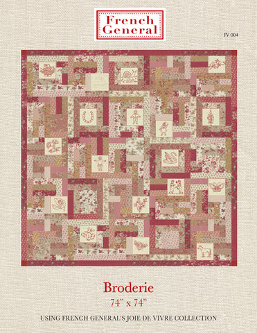 Joie De Vivre - Broderie Pattern Instructions - Pre-Order Ships October 2025