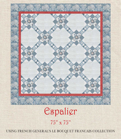 Le Bouquet Francais - Espalier Quilt Pattern