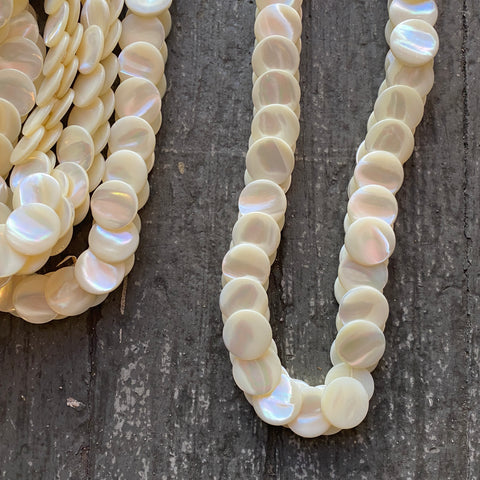 Vintage Strand of Mother of Pearl Buttons - 15mm and 20mm