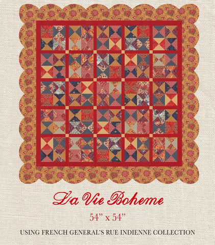 Rue Indienne - La Vie Boheme Quilt Pattern