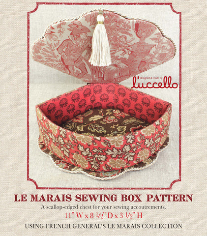 Le Marais Sewing Box Pattern